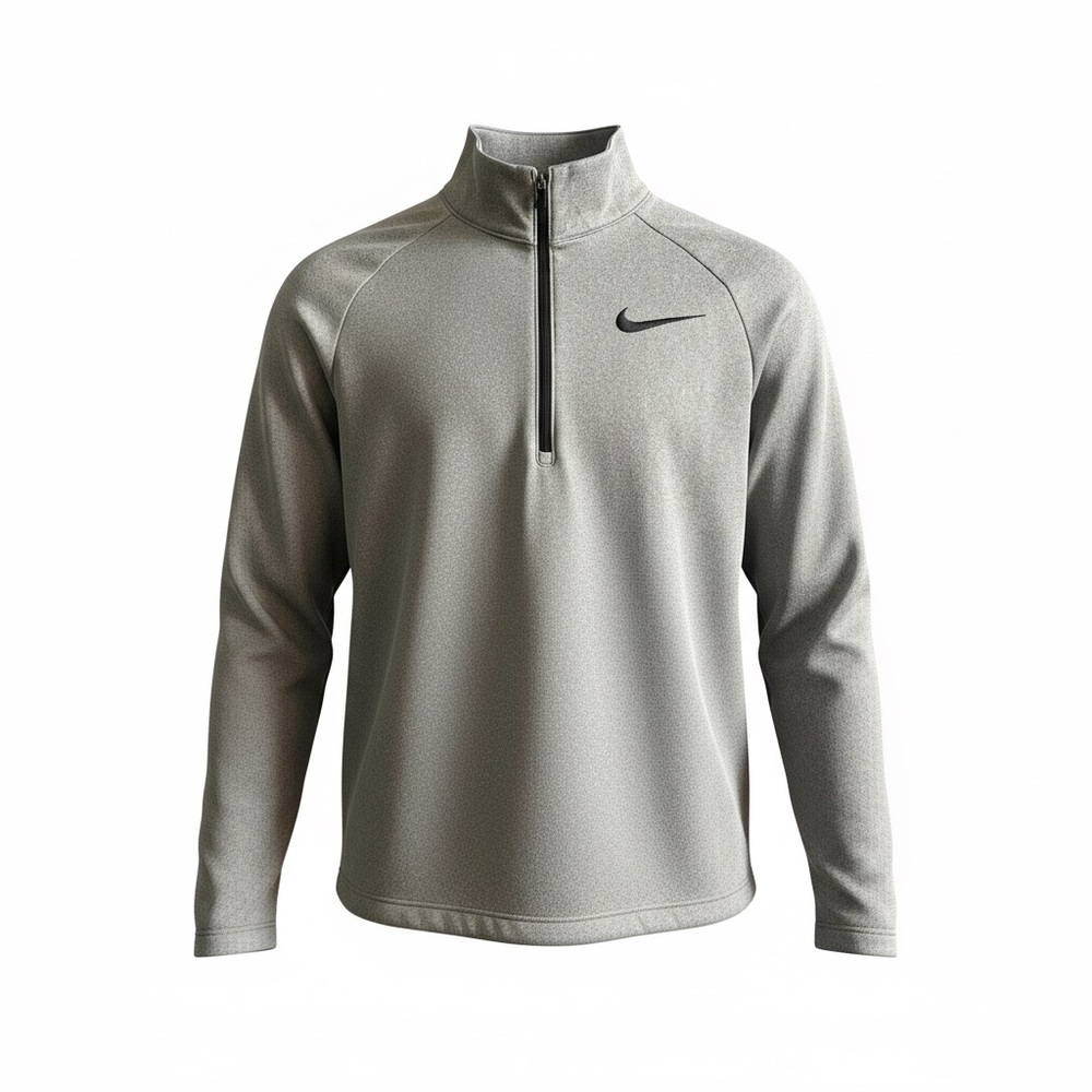 Nike Young Men’s Gray Quarter-Zip Jacket